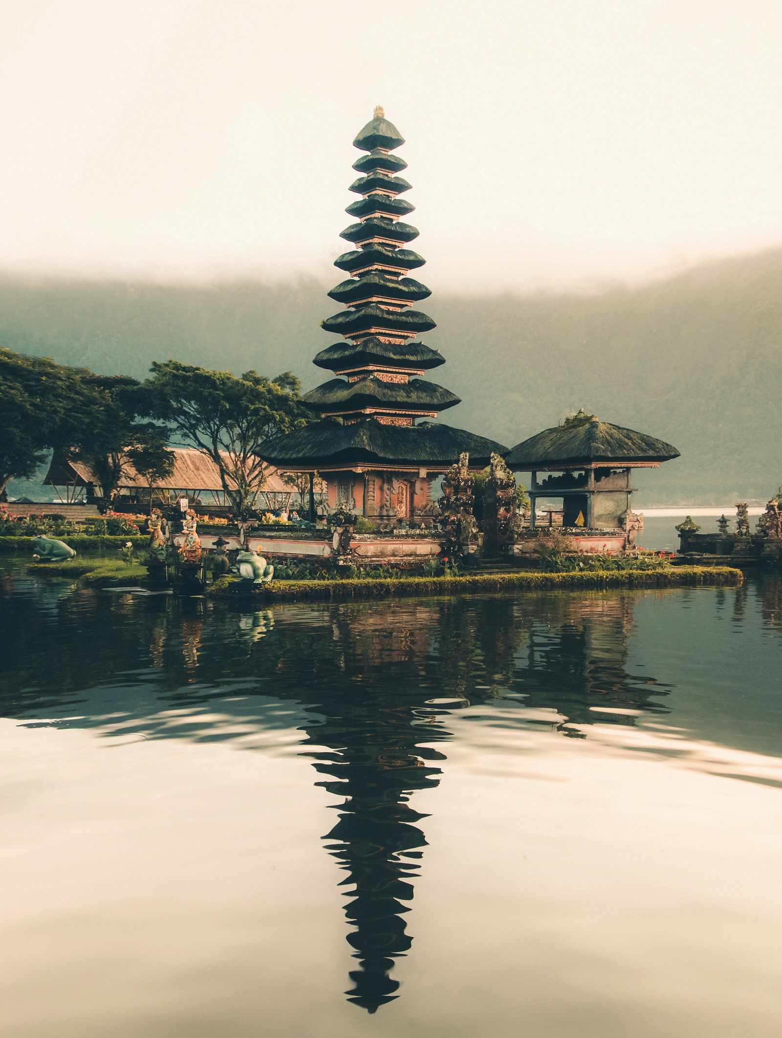 Temple sur l’eau à Bali
