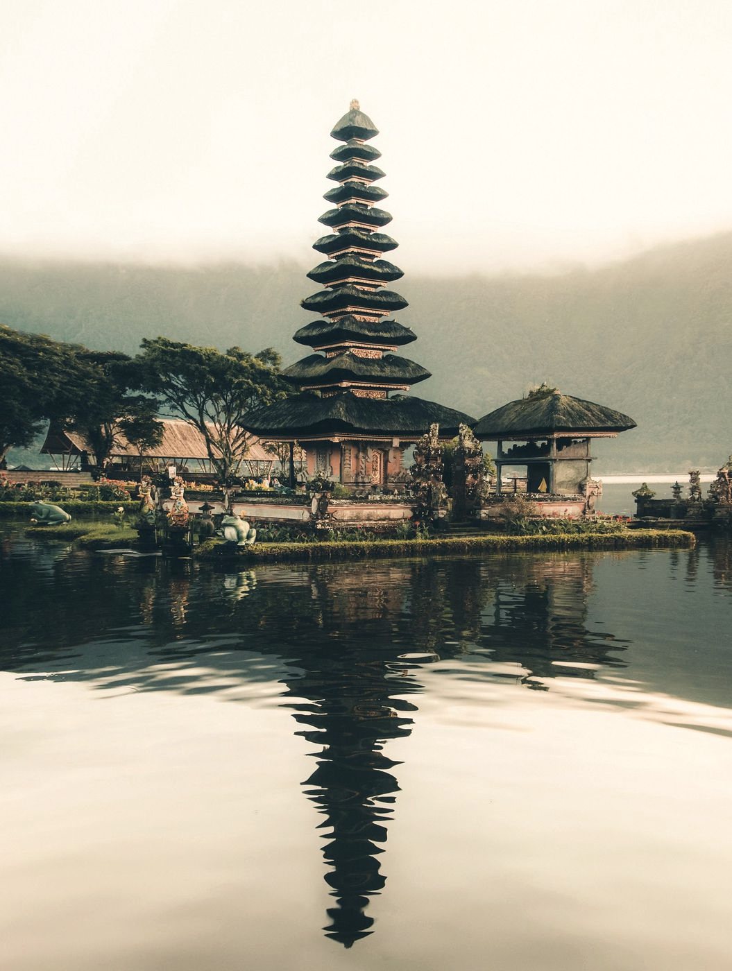 Temple sur l’eau à Bali